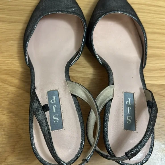 SJP by Sarah Jessica Parker Glitter Slingback Heels - Size 40 (US 9.5) - Picture 12 of 13